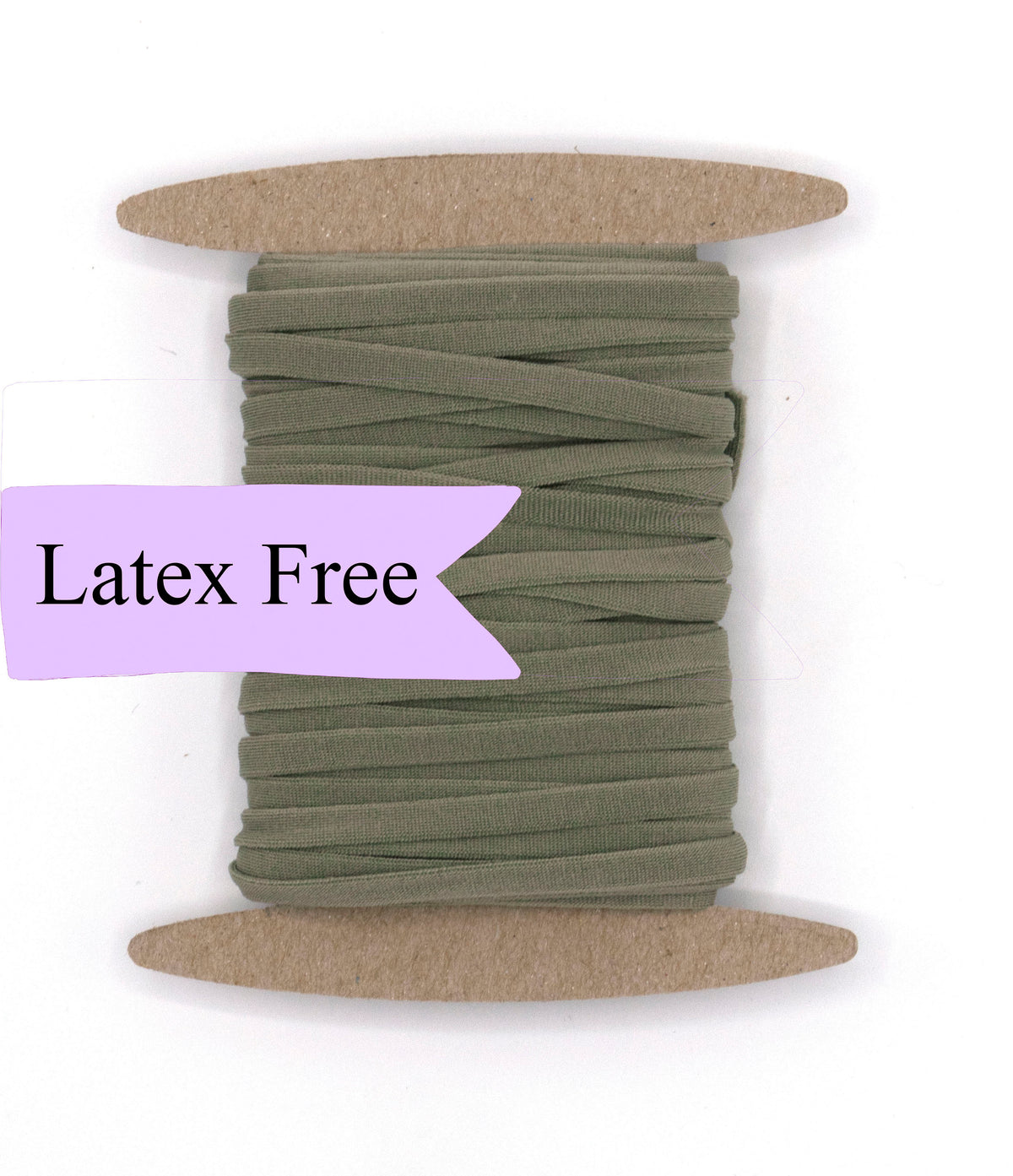 Latex Free Elastic Sage Green 5mm