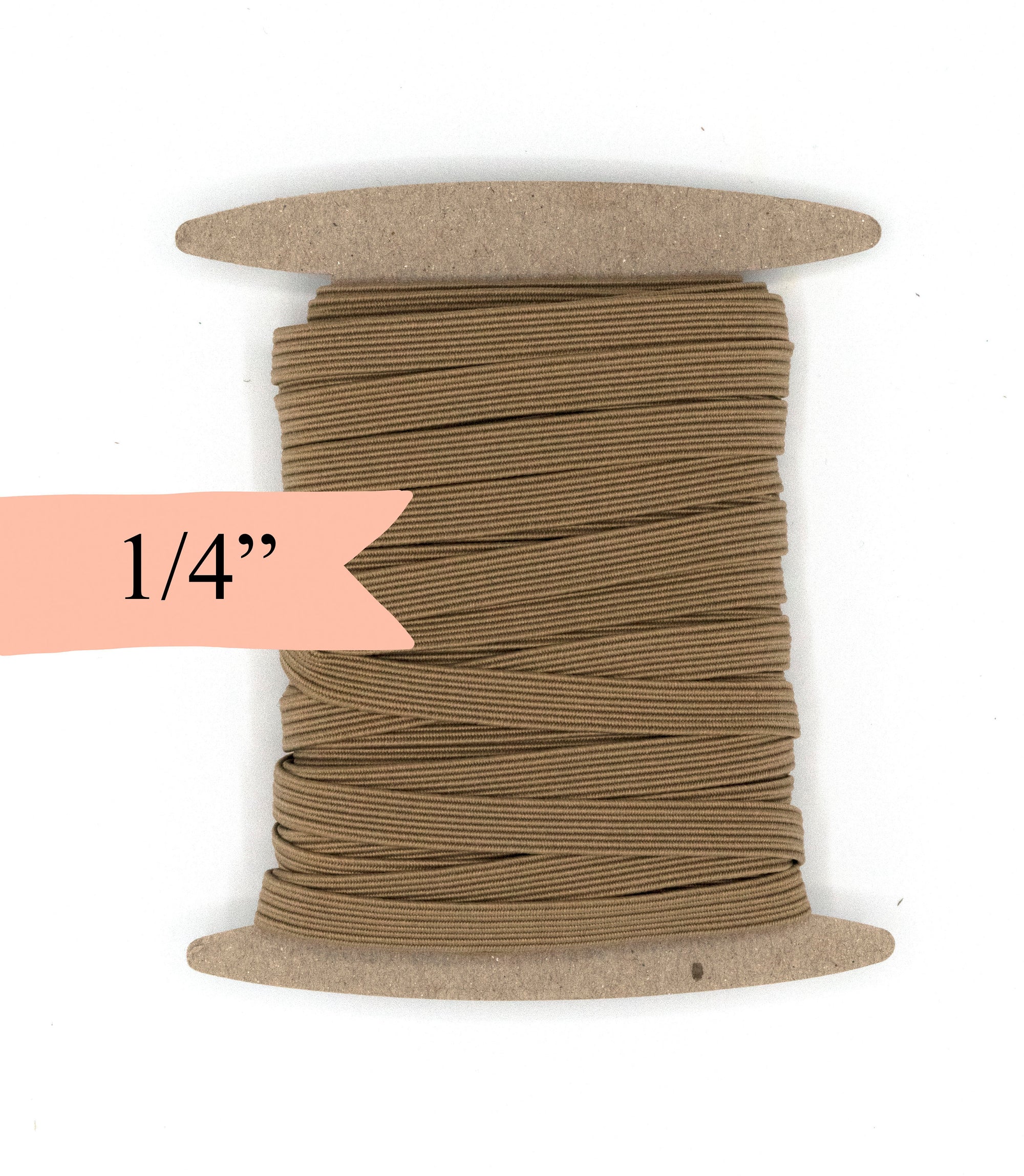 1/4 inch Elastic Tan Elastic