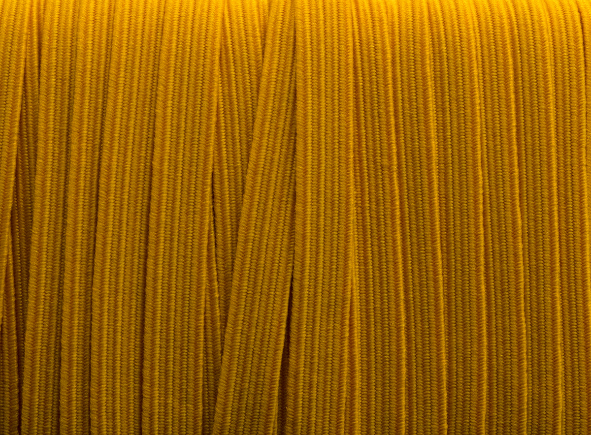 1/4 inch Elastic Yellow Gold Elastic