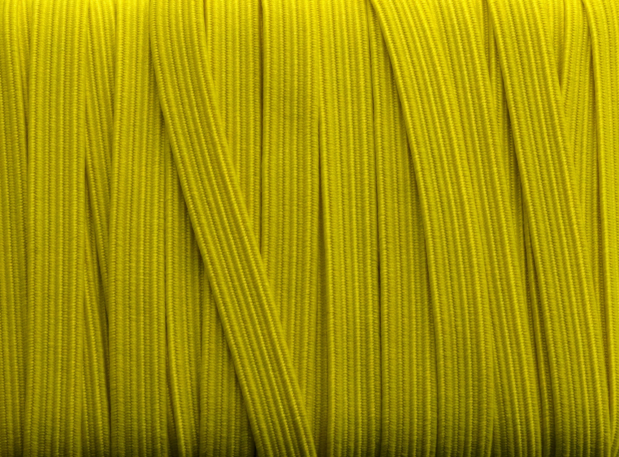 1/4 inch Elastic Lemon Yellow Elastic