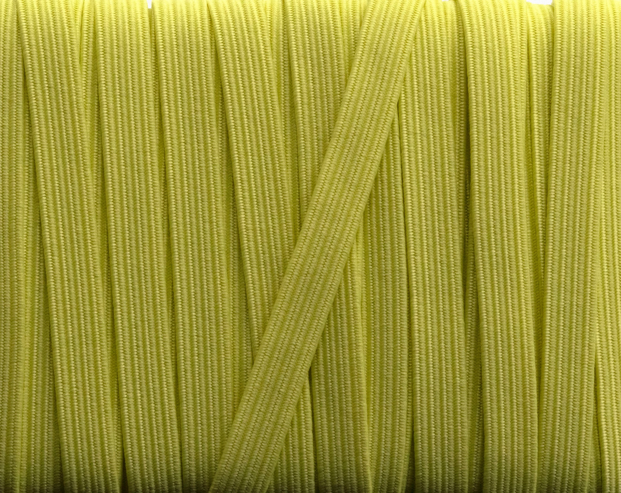 1/4 inch Elastic Pastel Lemon Yellow Elastic