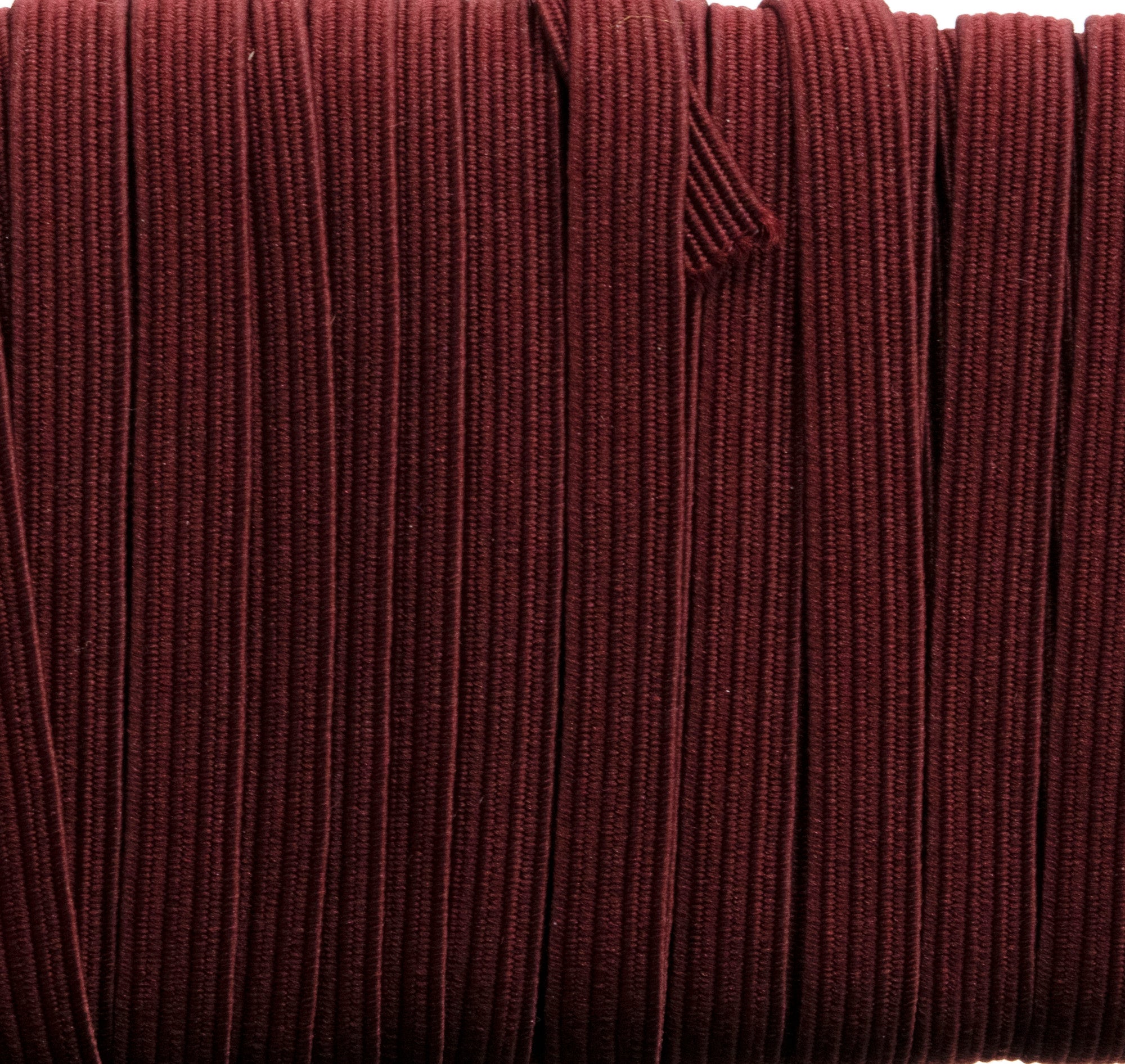 1/4 inch Elastic Burgundy Elastic