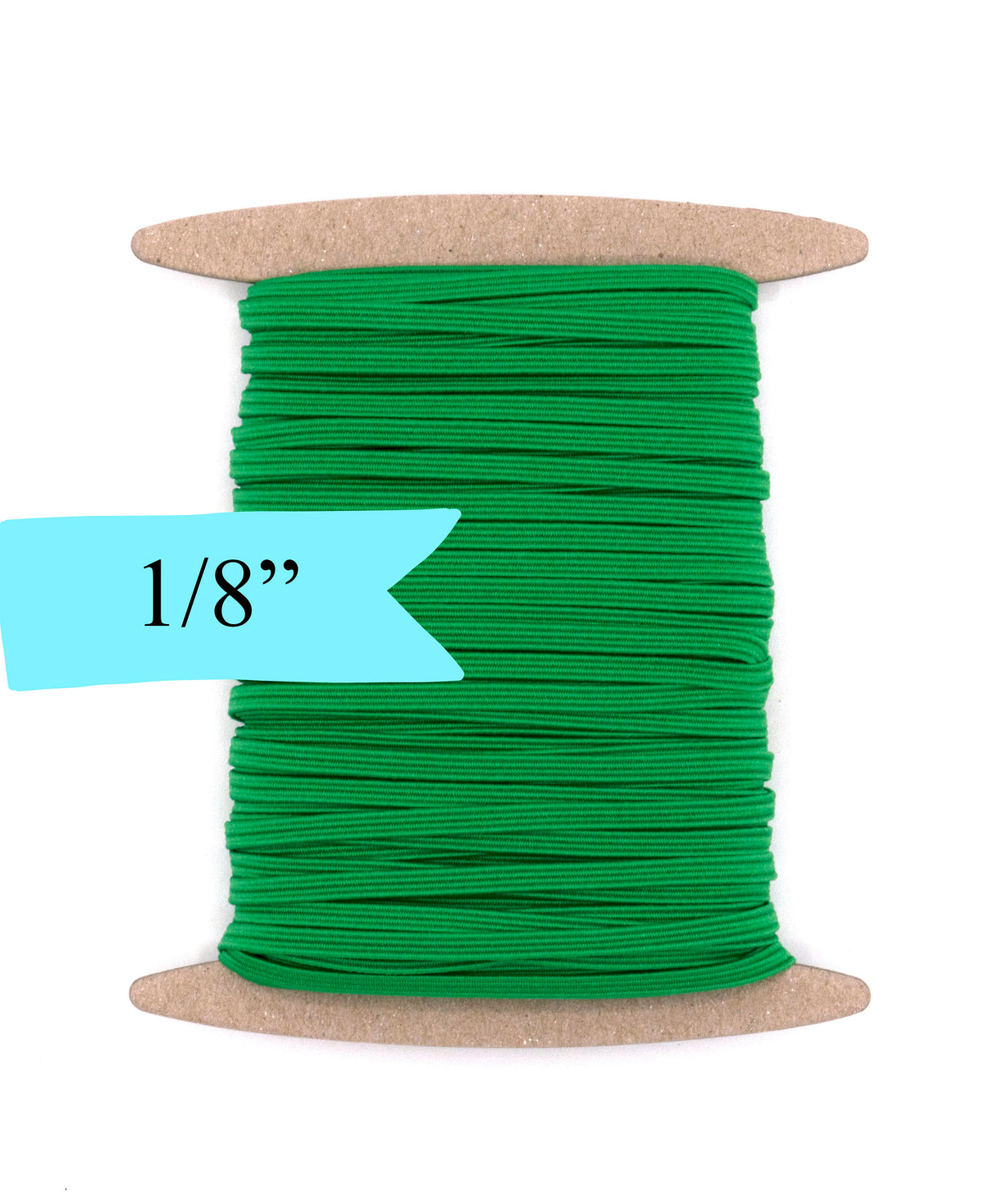 1/8 inch Elastic Green Elastic