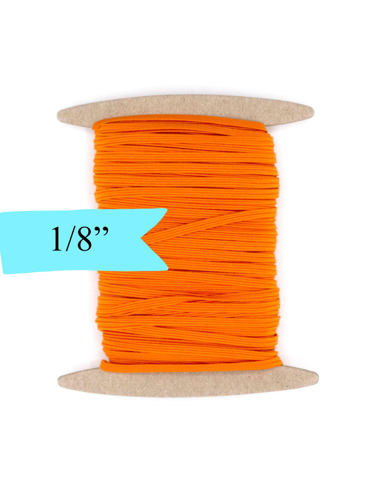 1/8 Inch Elastic Light Orange Elastic