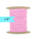 1/8 inch Elastic Peony Pink Elastic