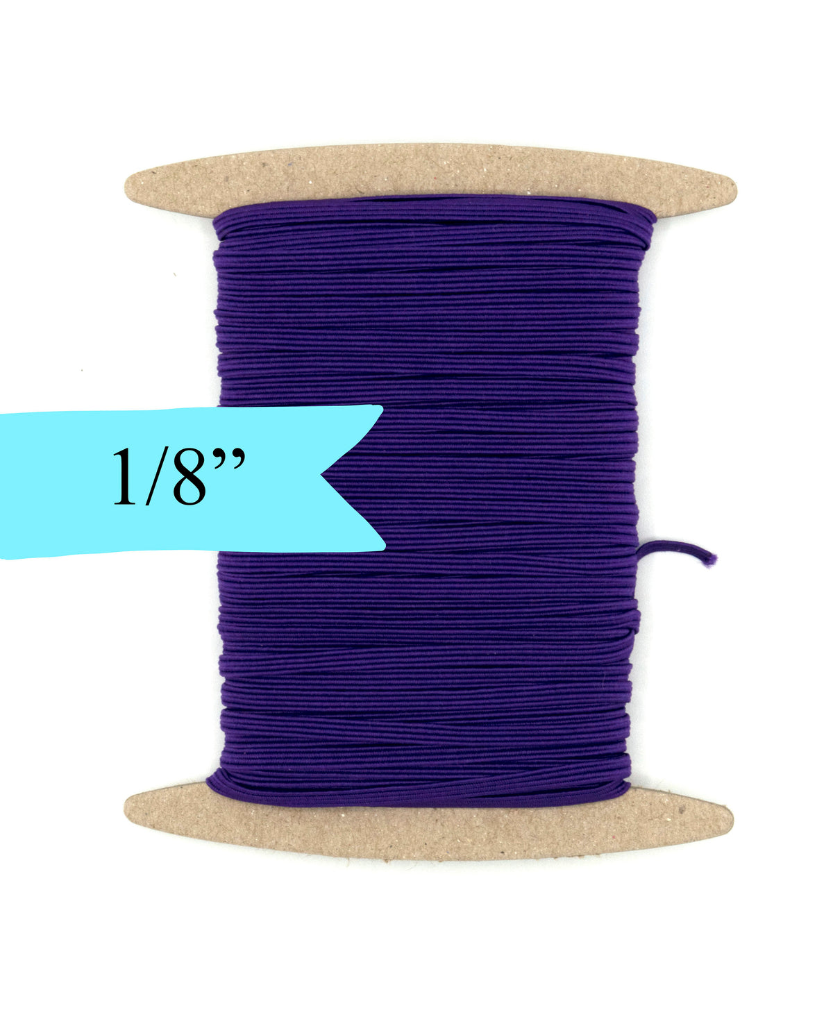 1/8 inch Elastic Purple Elastic