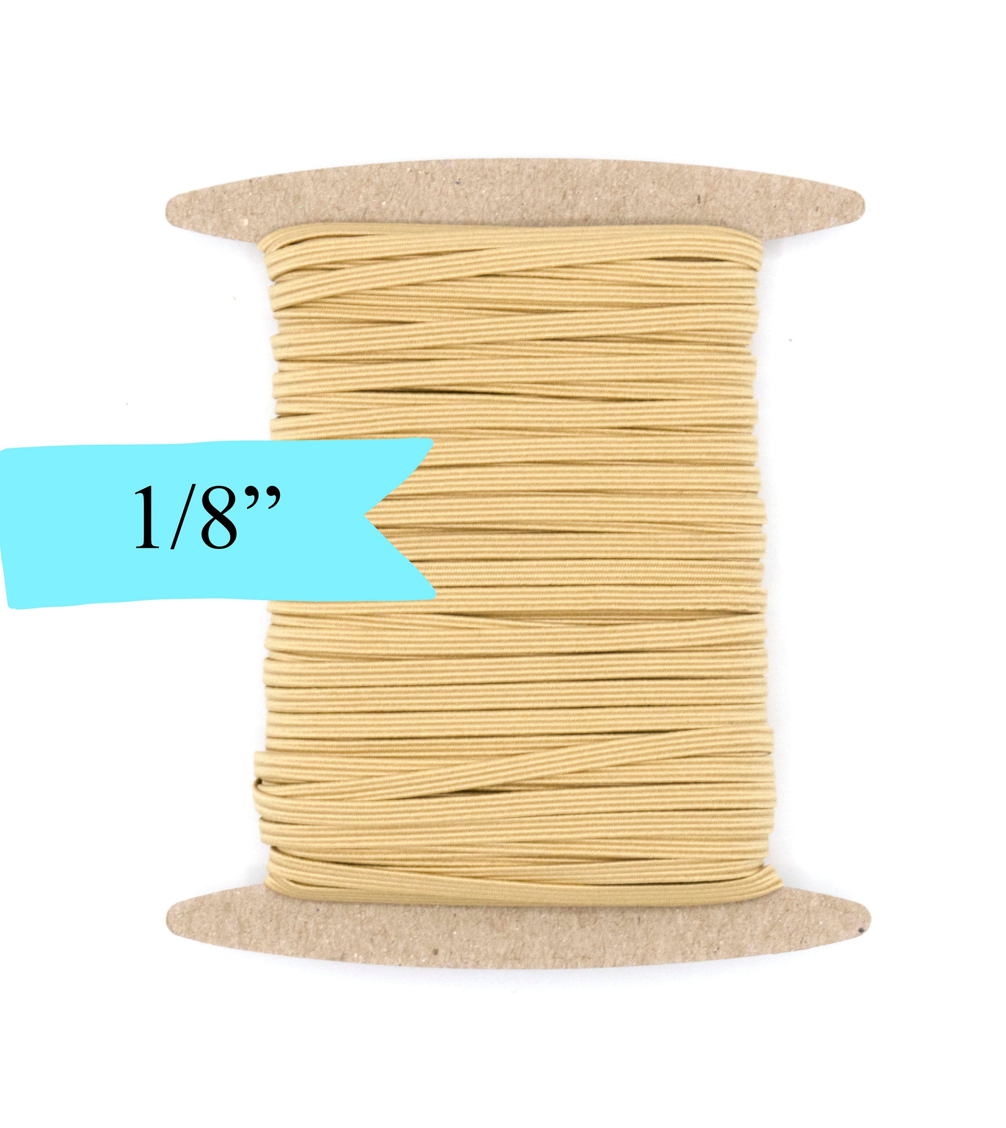 1/8 inch Elastic Tan Elastic