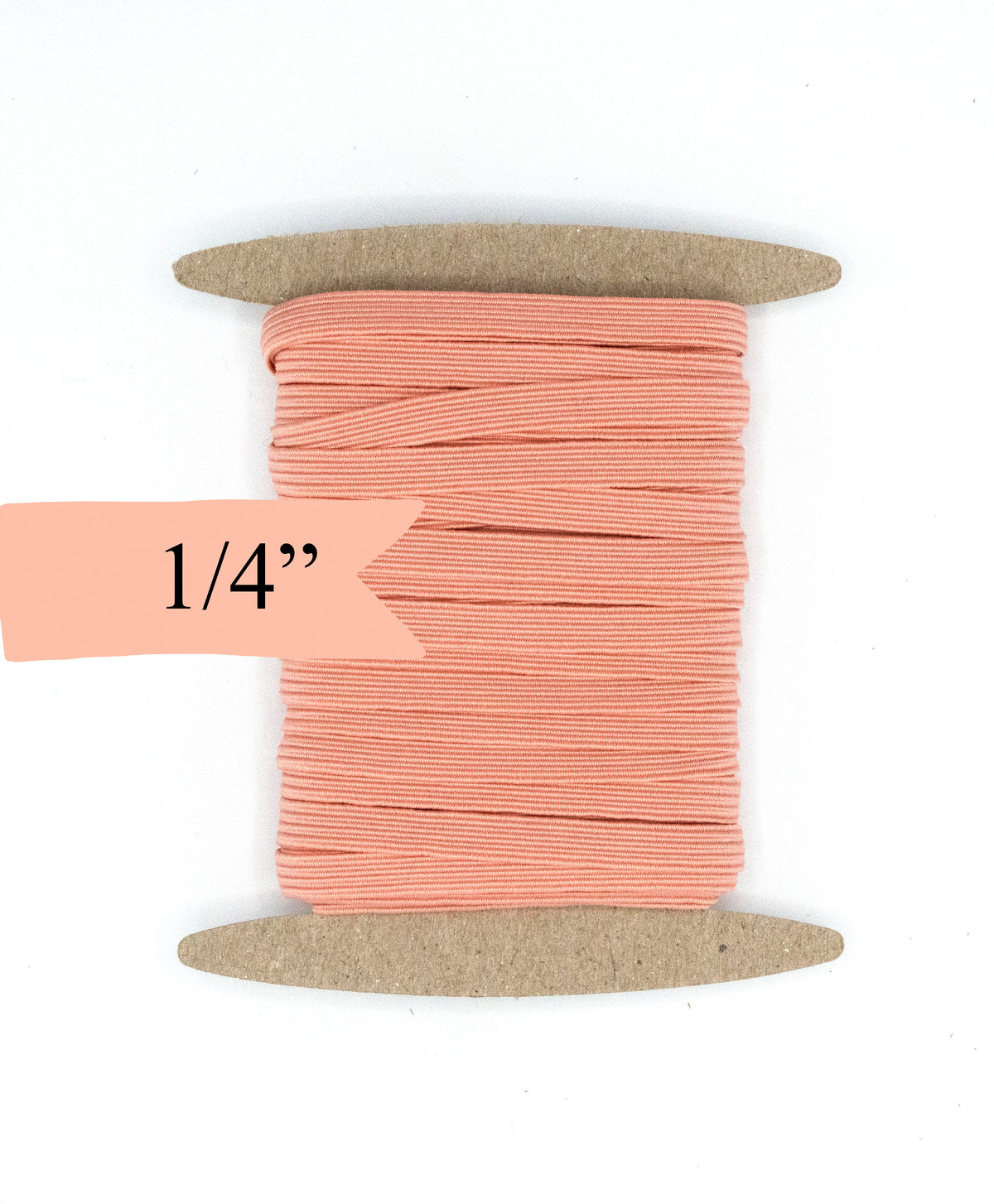 1/4 inch Elastic Light Salmon Elastic