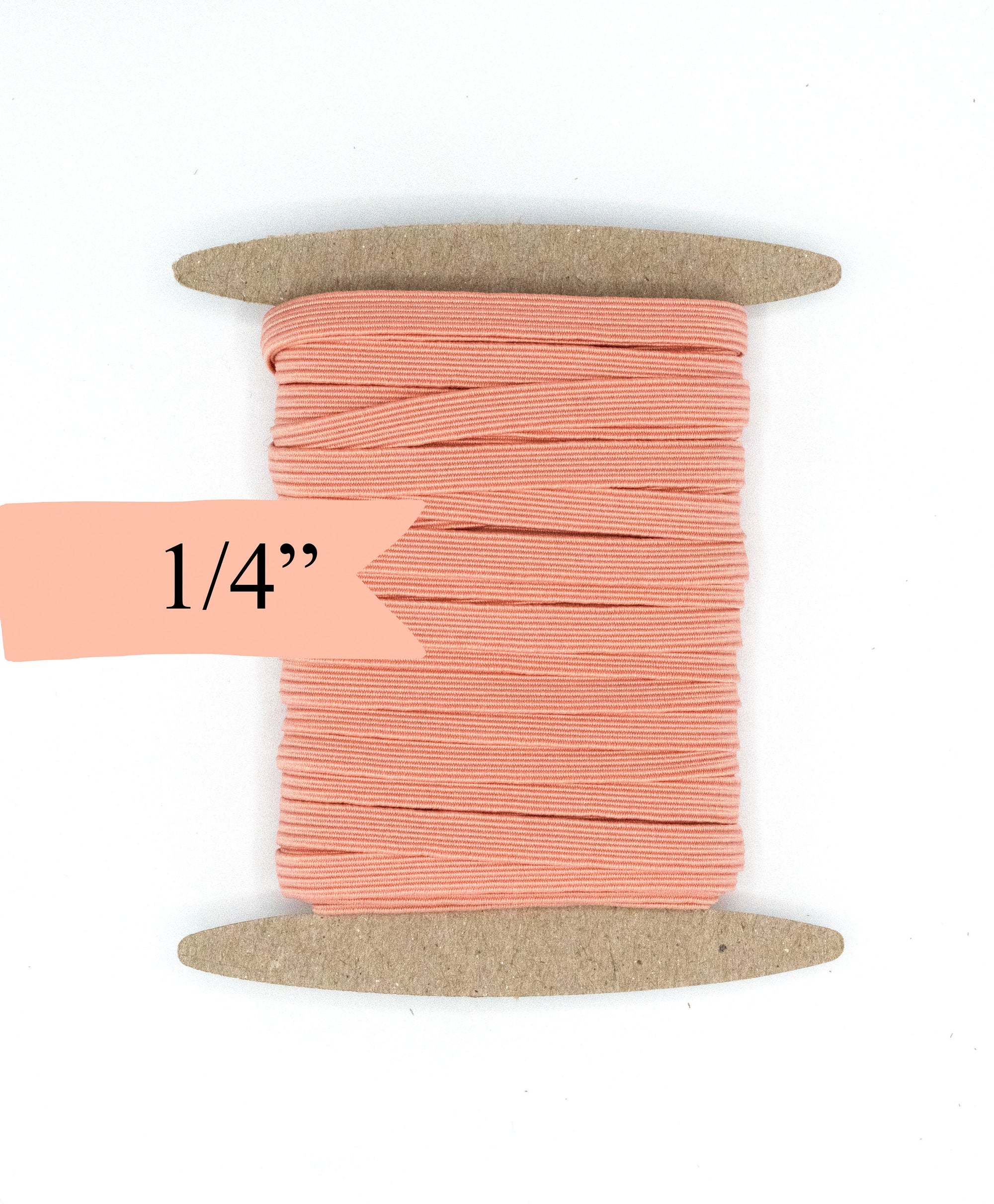 1/4 inch Elastic Light Salmon Elastic