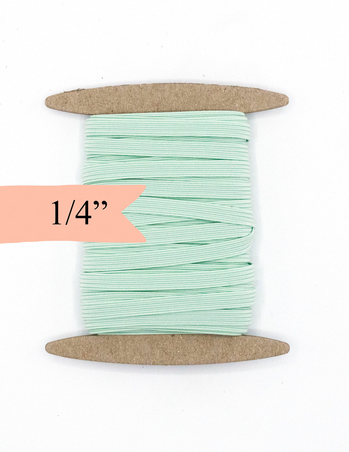 1/4 inch Elastic Mint Green Elastic