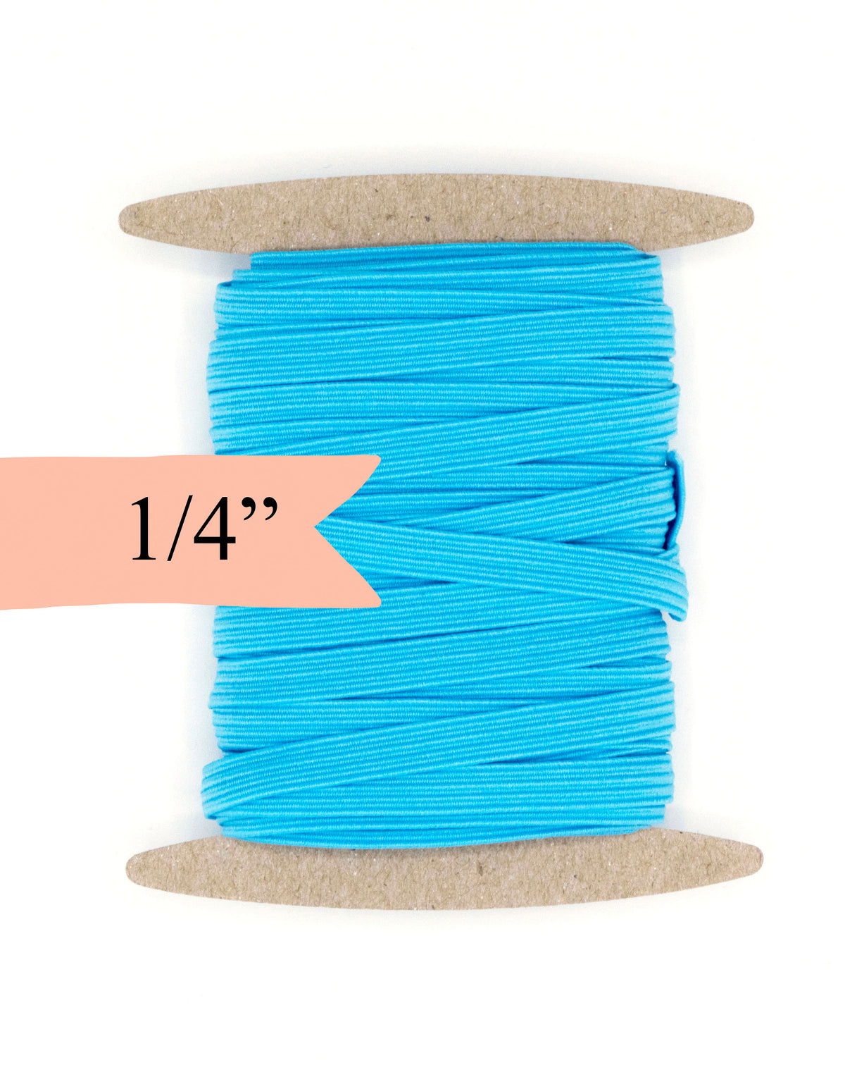 1/4 inch Elastic Blue Mist Elastic