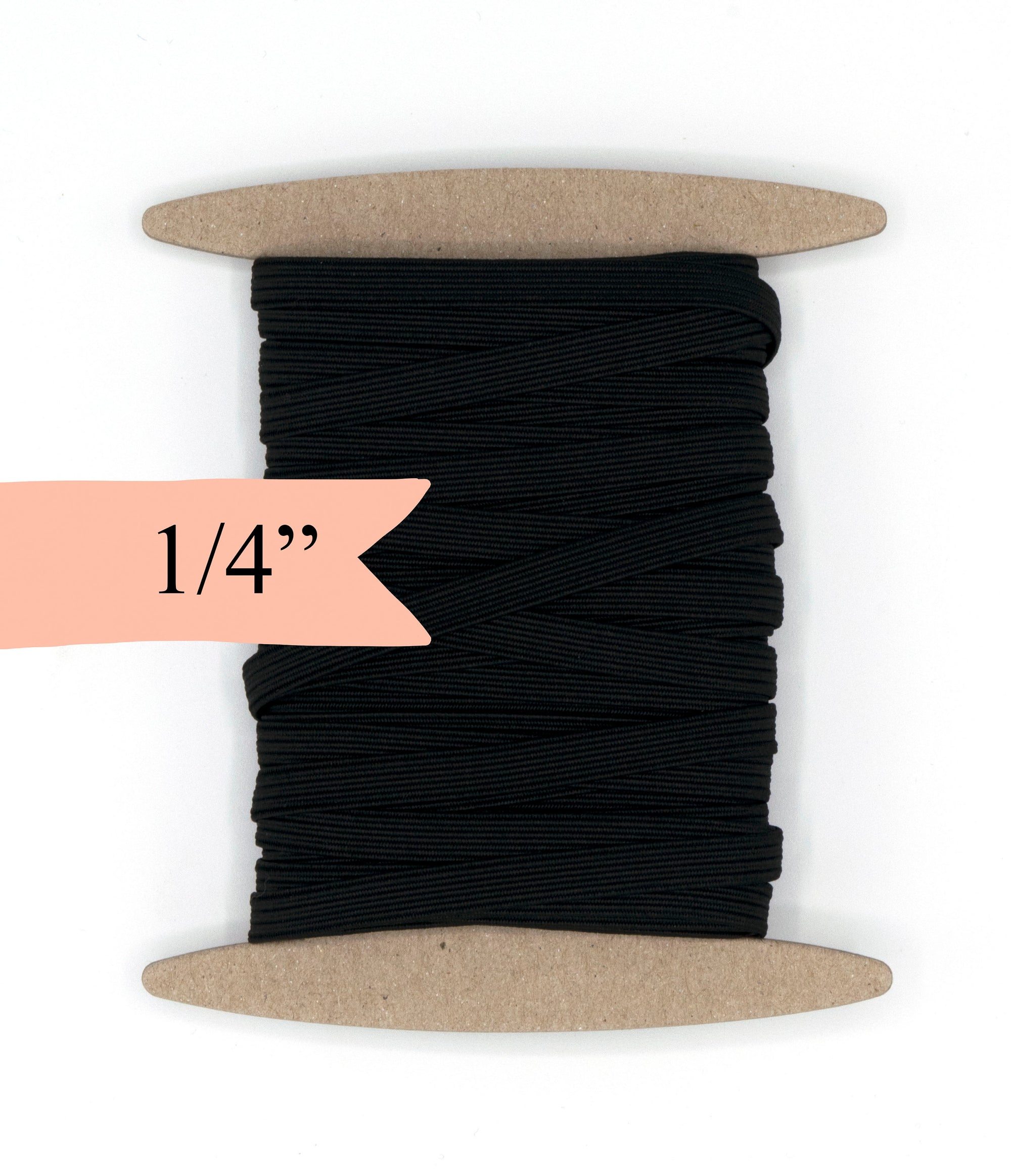 1/4 inch Elastic Black Elastic