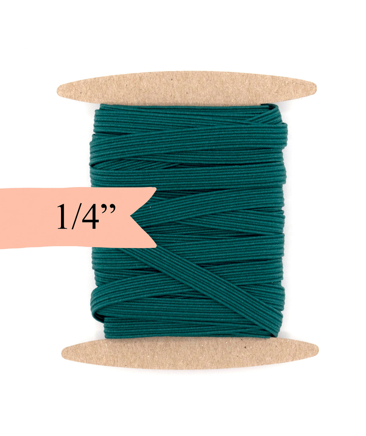 1/4 inch Elastic Mallard Green Elastic