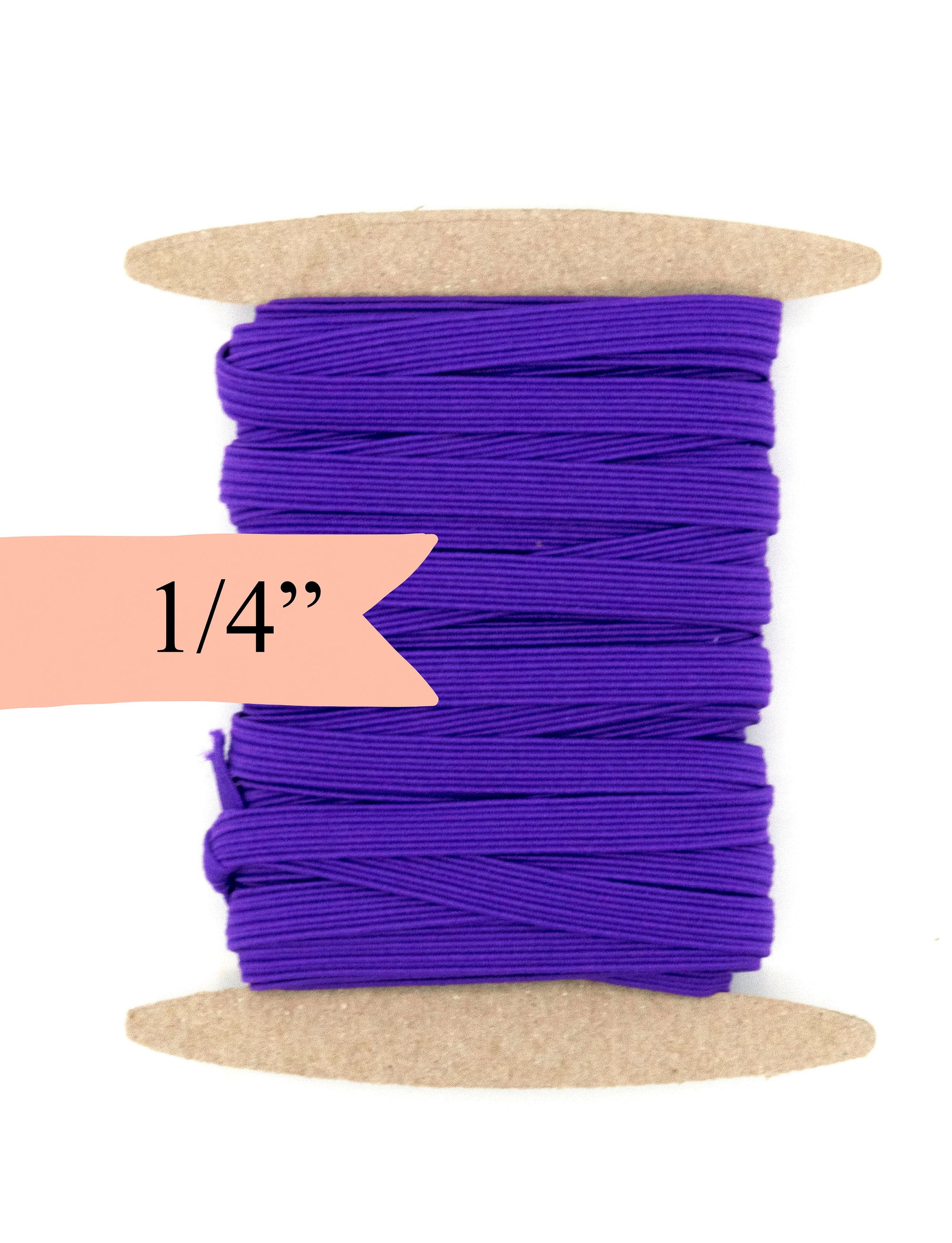 1/4 inch Elastic Purple Elastic