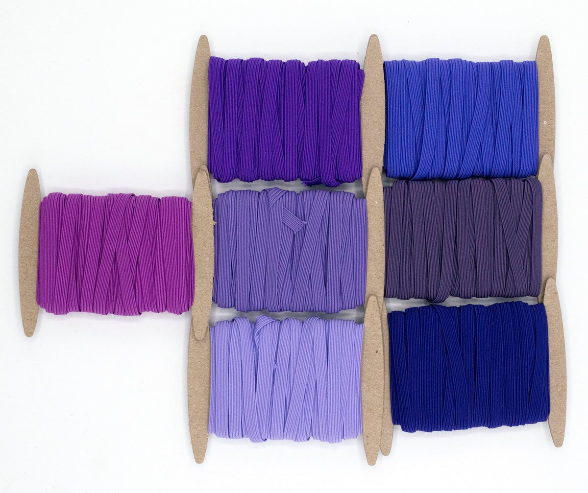 1/4 inch Elastic Purple Elastic