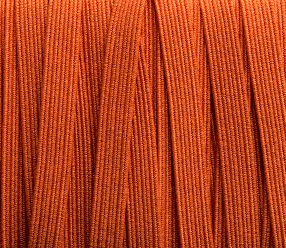 1/4 inch Elastic Burnt Orange Elastic