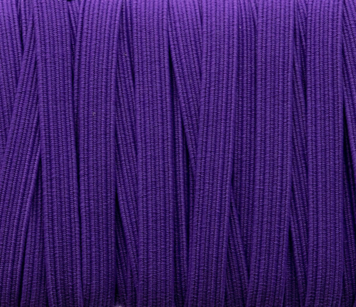 1/4 inch Elastic Vivid Purple Elastic
