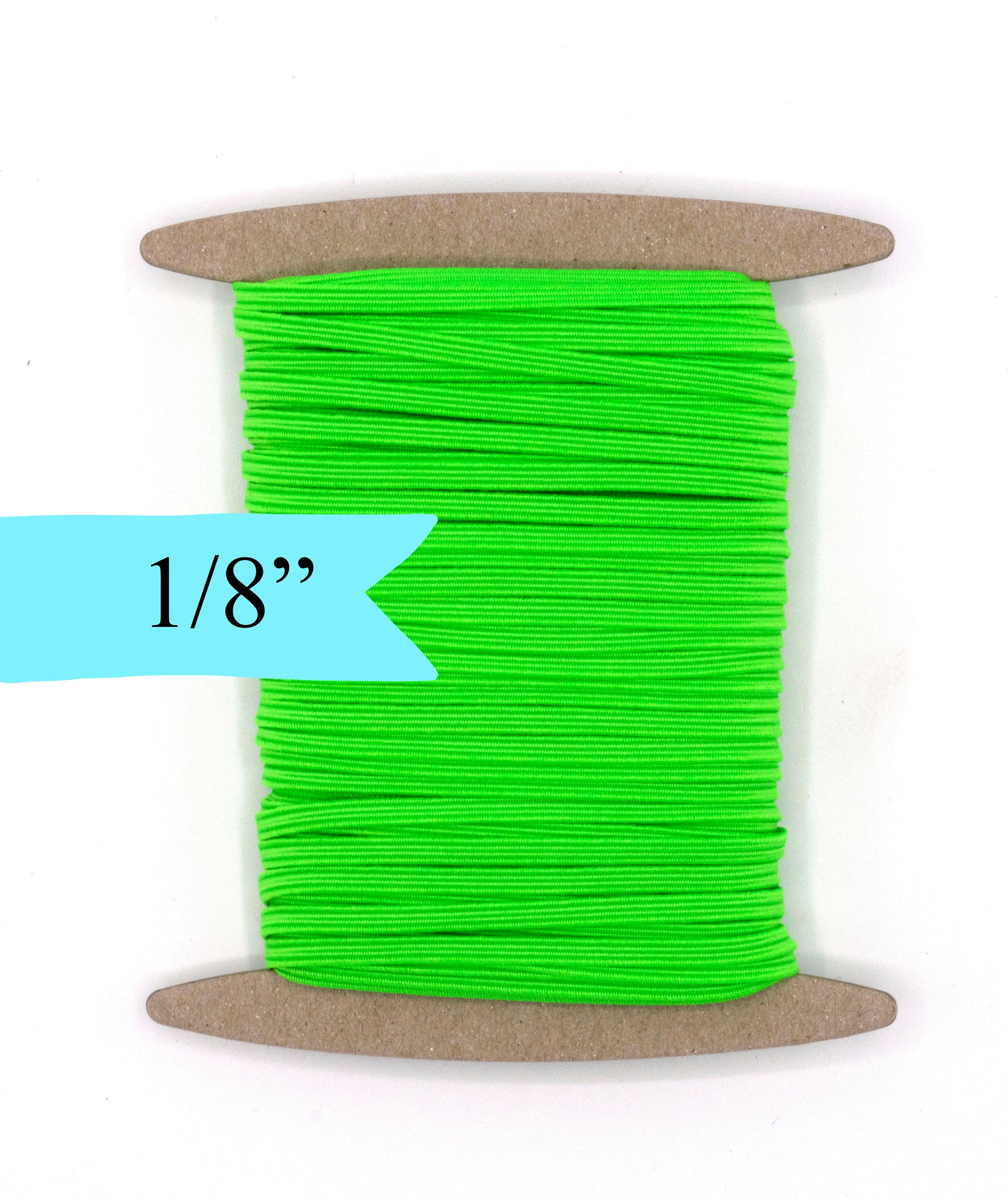 1/8 inch Elastic Acid Green Elastic