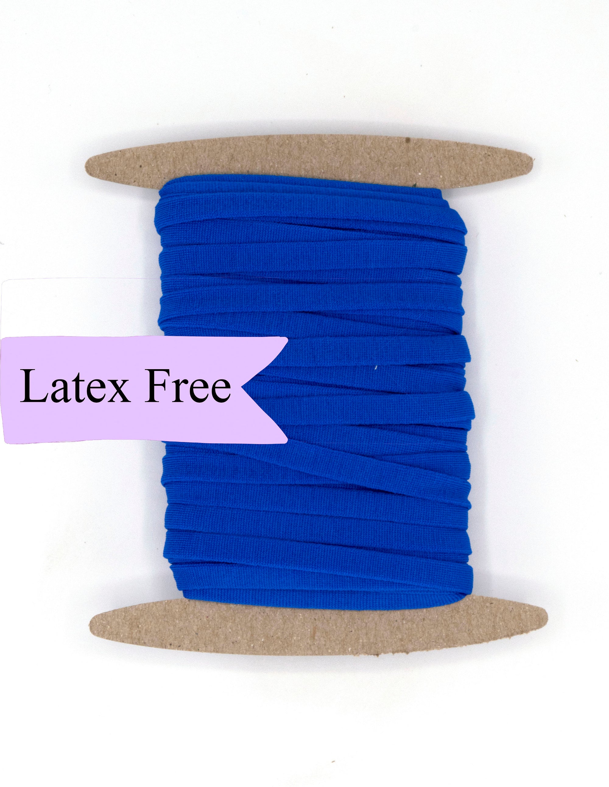 Latex Free Elastic Electric Blue 5mm