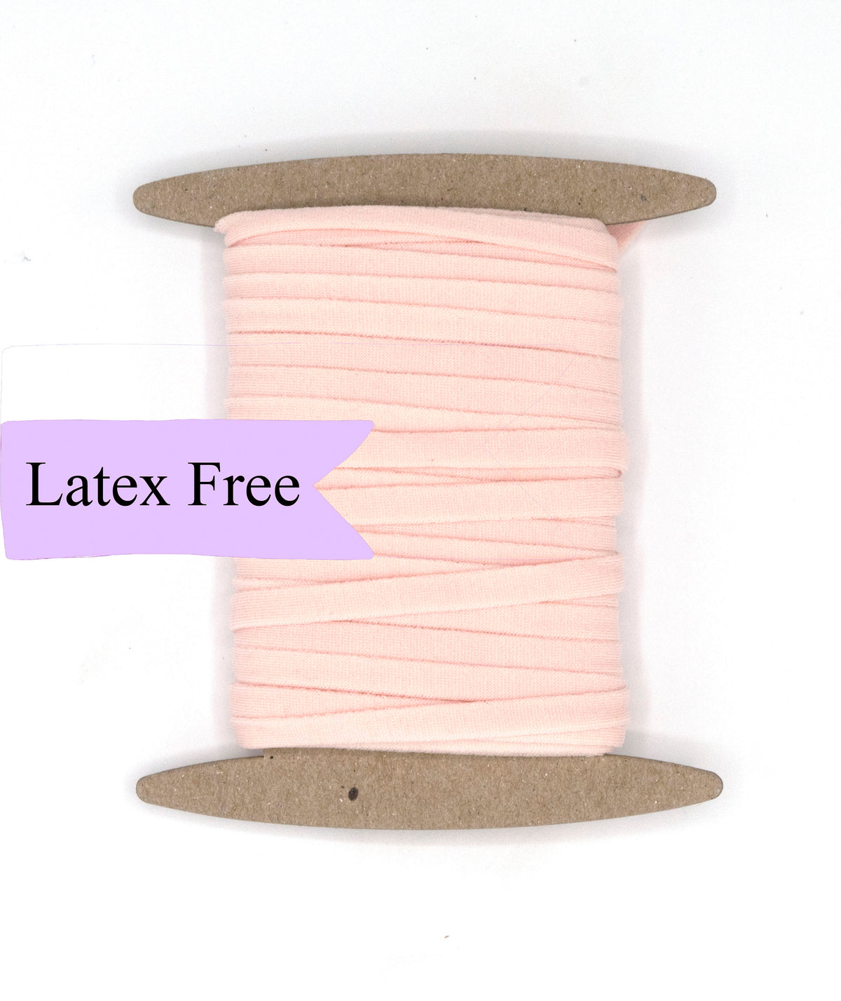 Latex Free Elastic Soft Baby Pink 5mm