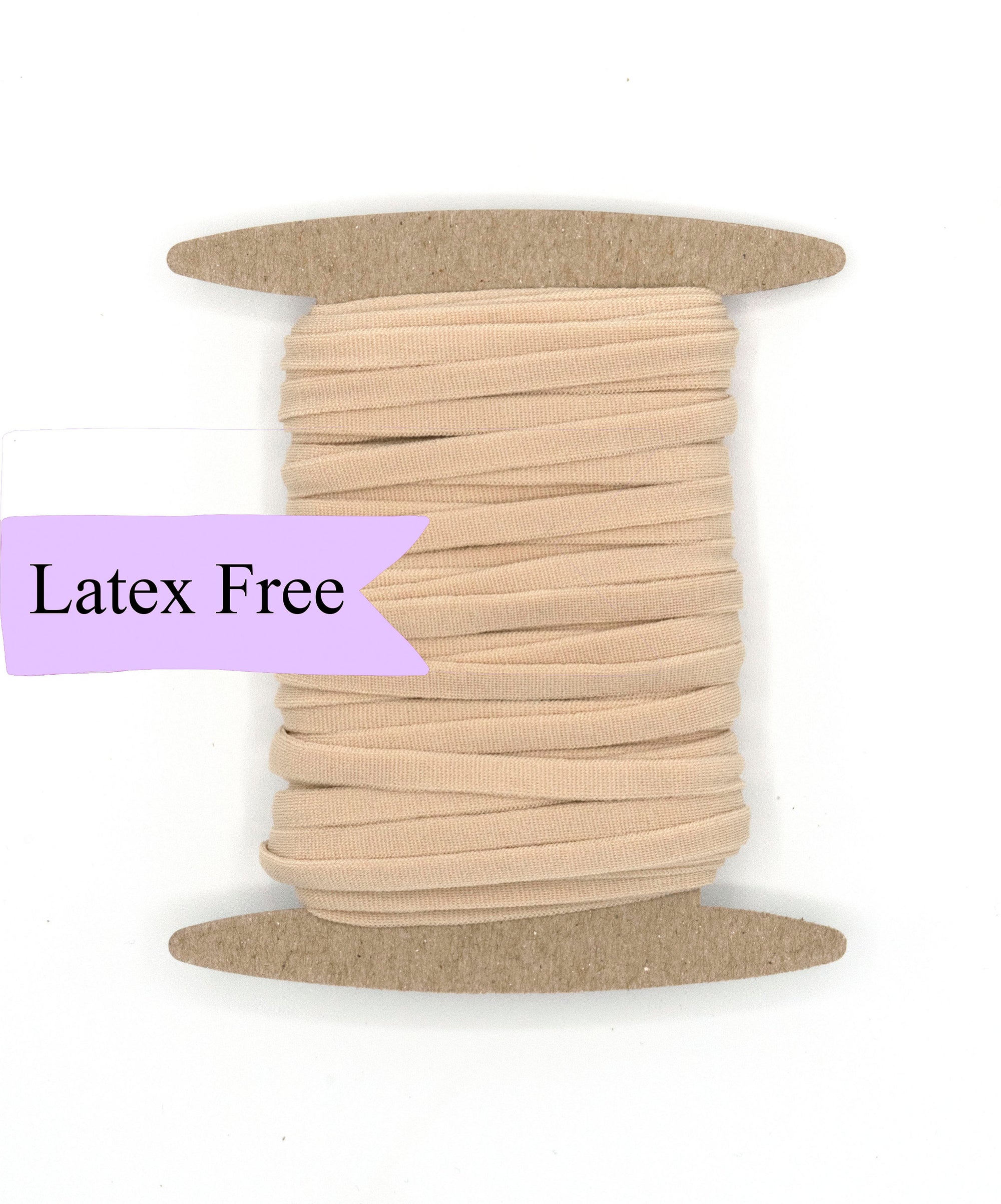 Latex Free Elastic Tan 5mm