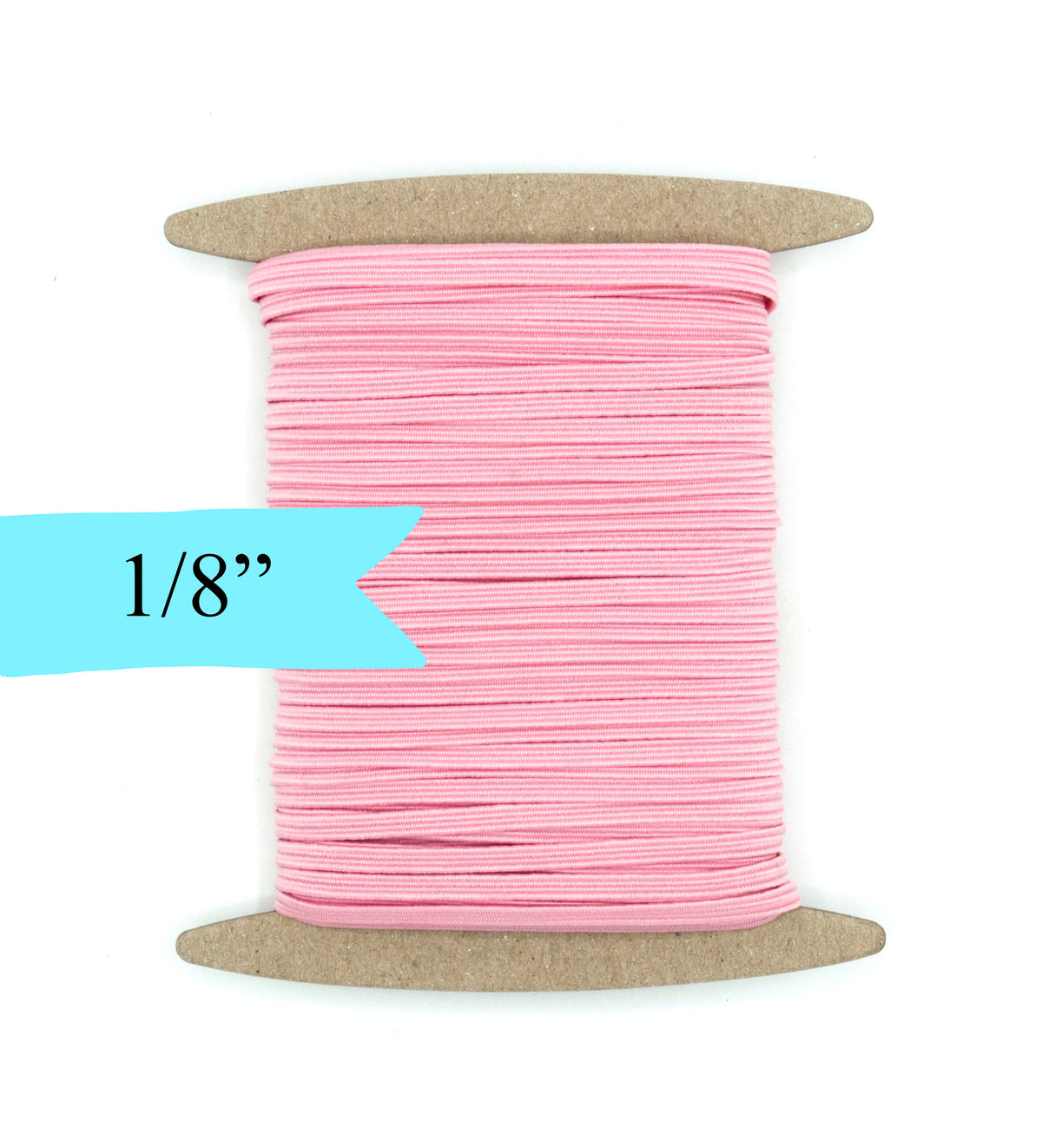 1/8 inch Elastic Bubblegum Pink Elastic