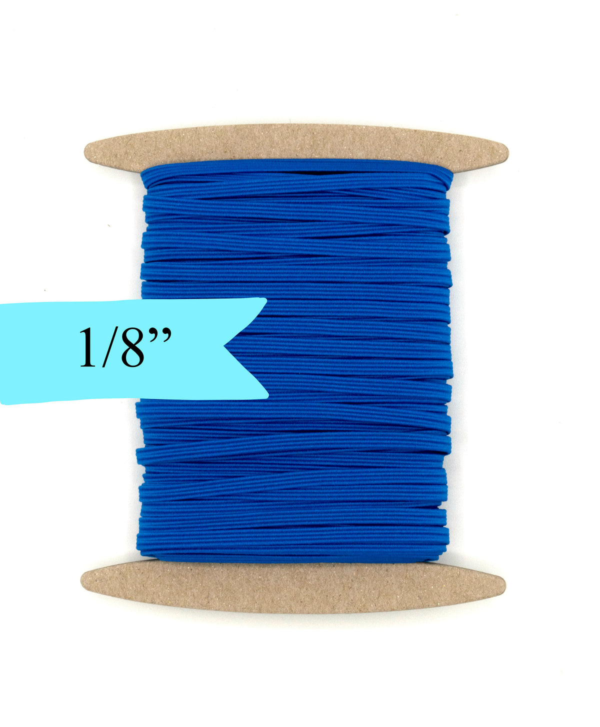 1/8 inch Elastic Cobalt Blue Elastic