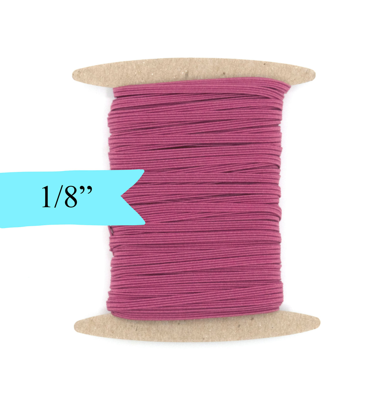 1/8 inch Elastic Colonial Mauve Elastic