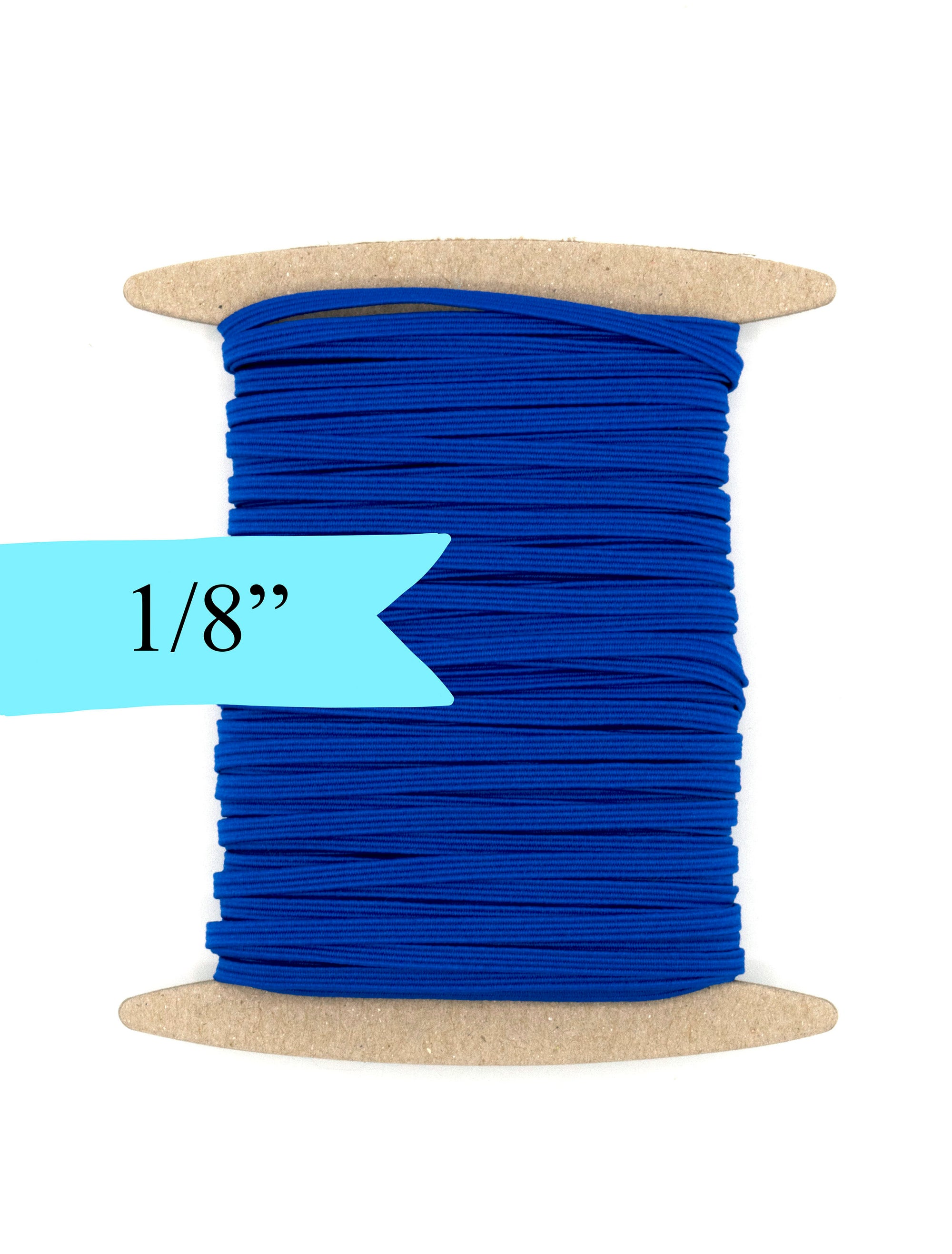 1/8 inch Elastic Electric Blue Elastic