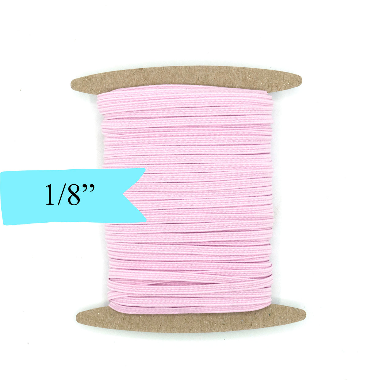 1/8 inch Elastic Icy Pink Elastic