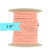 1/8 inch Elastic Light Salmon Elastic