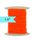 1/8 inch Elastic Orange Elastic