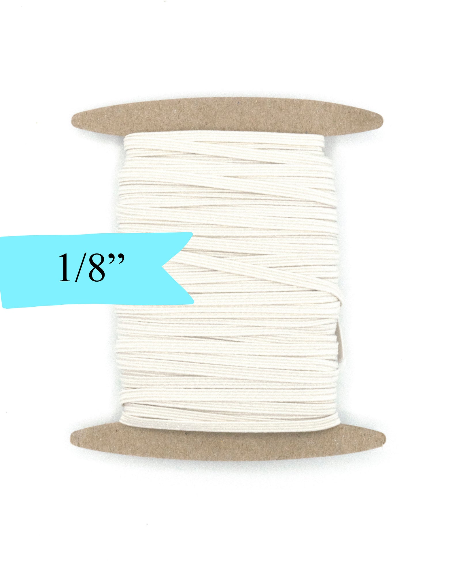 1/8 inch Elastic Off White Elastic