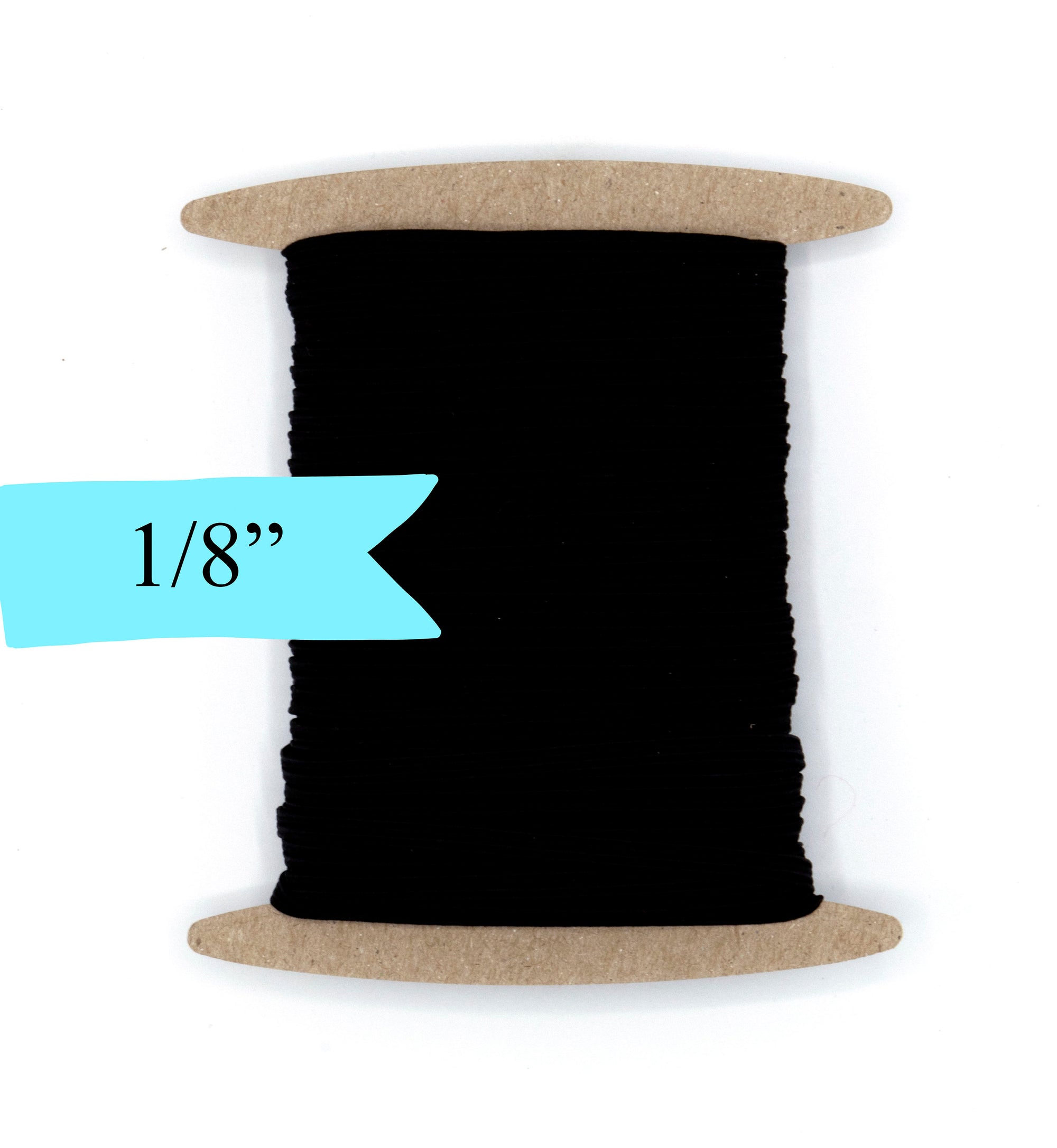 1/8 inch Elastic Black Elastic