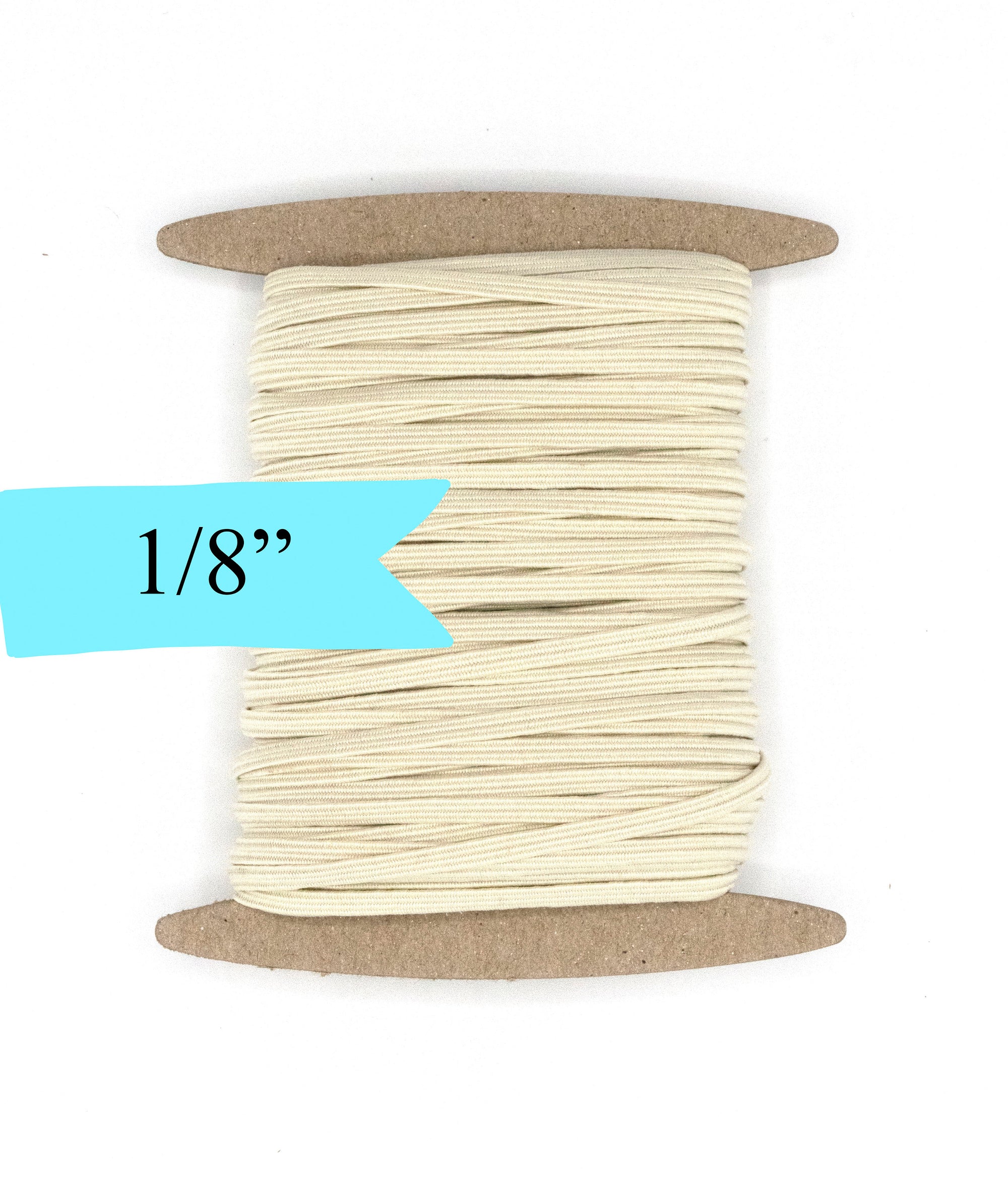 1/8 inch Elastic Ivory Elastic